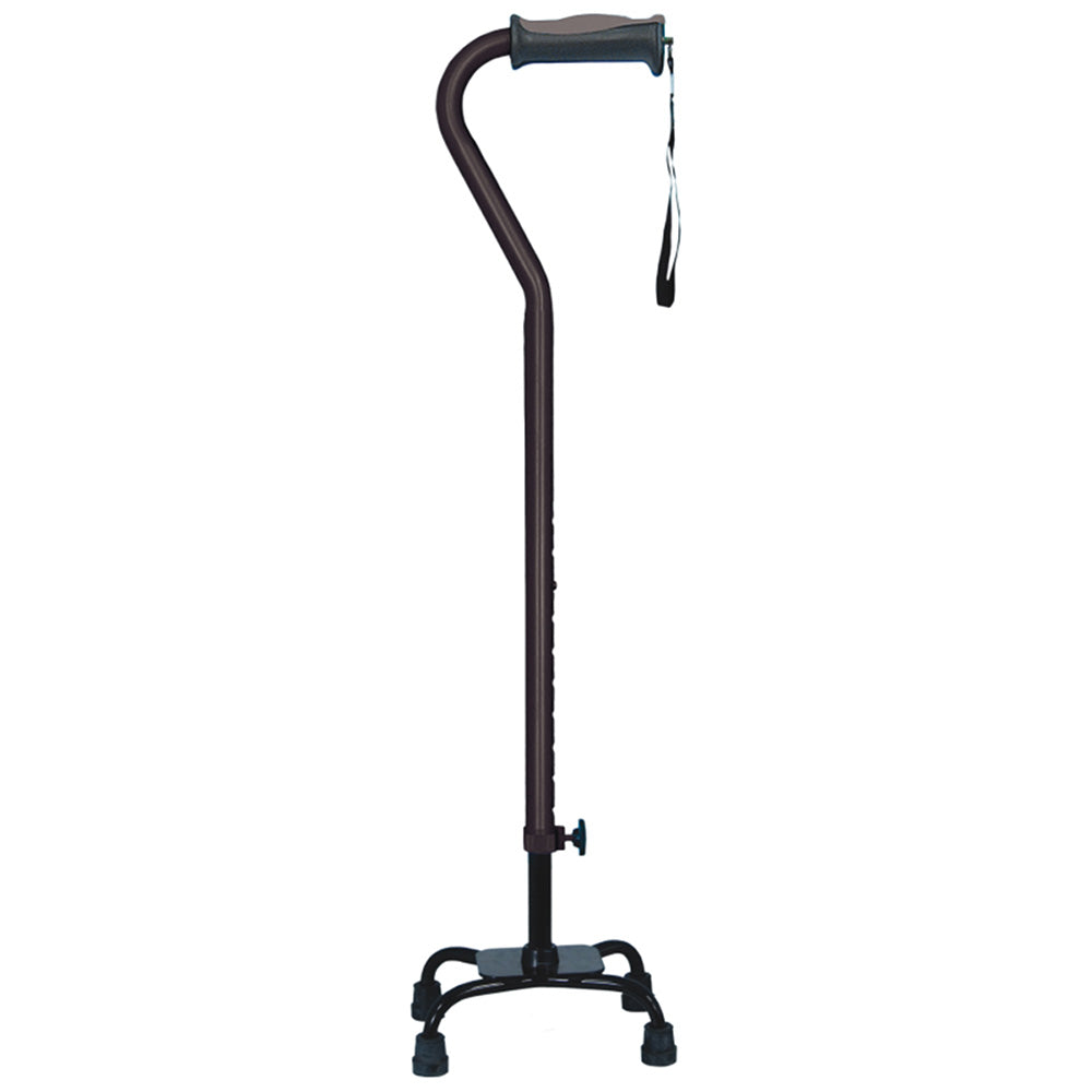 Adjustable Quad Cane for Right or Left Hand Use