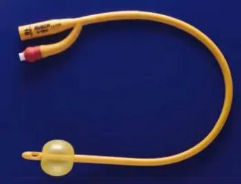 Gold Silicone Coated 3-Way Foley Catheter, 2fr 3cc - Box Of 10 - Home Health Store Inc