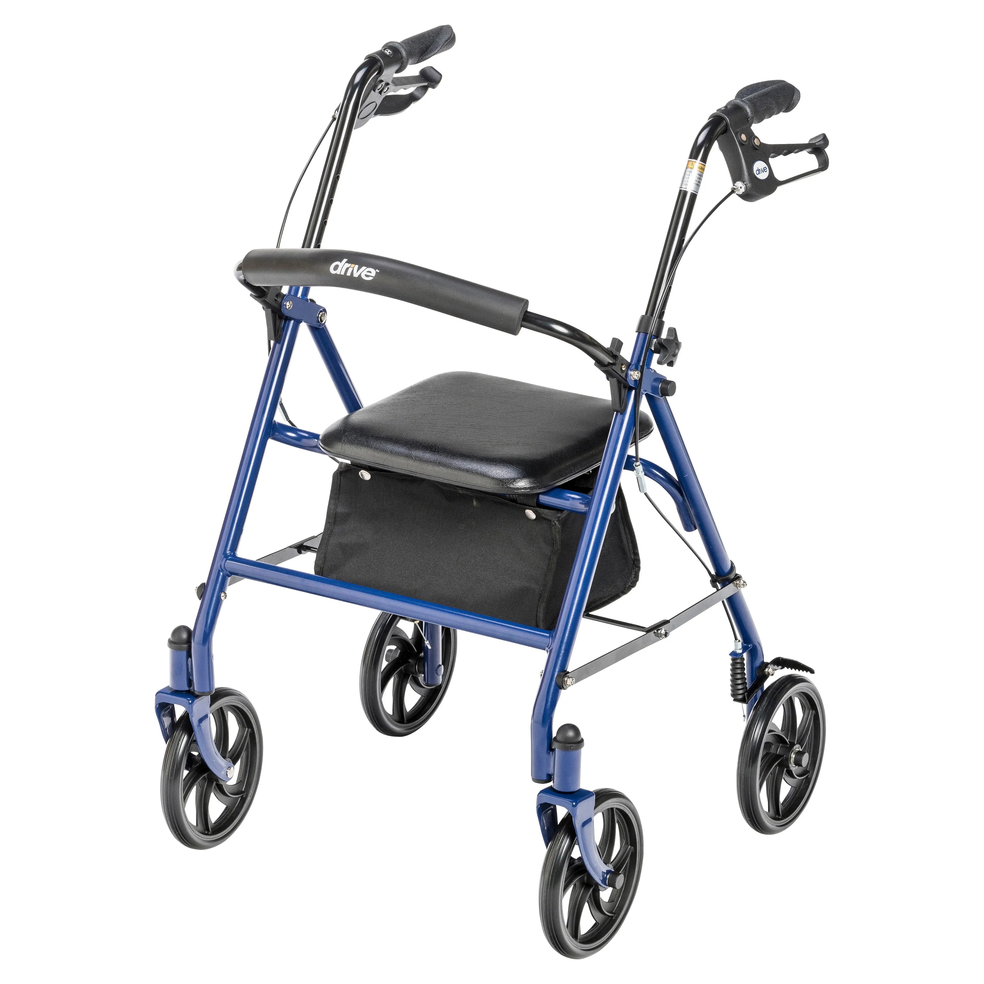 Four Wheel Rollator Rolling Walker with Fold Up Removable Back Support - Home Health Store Inc