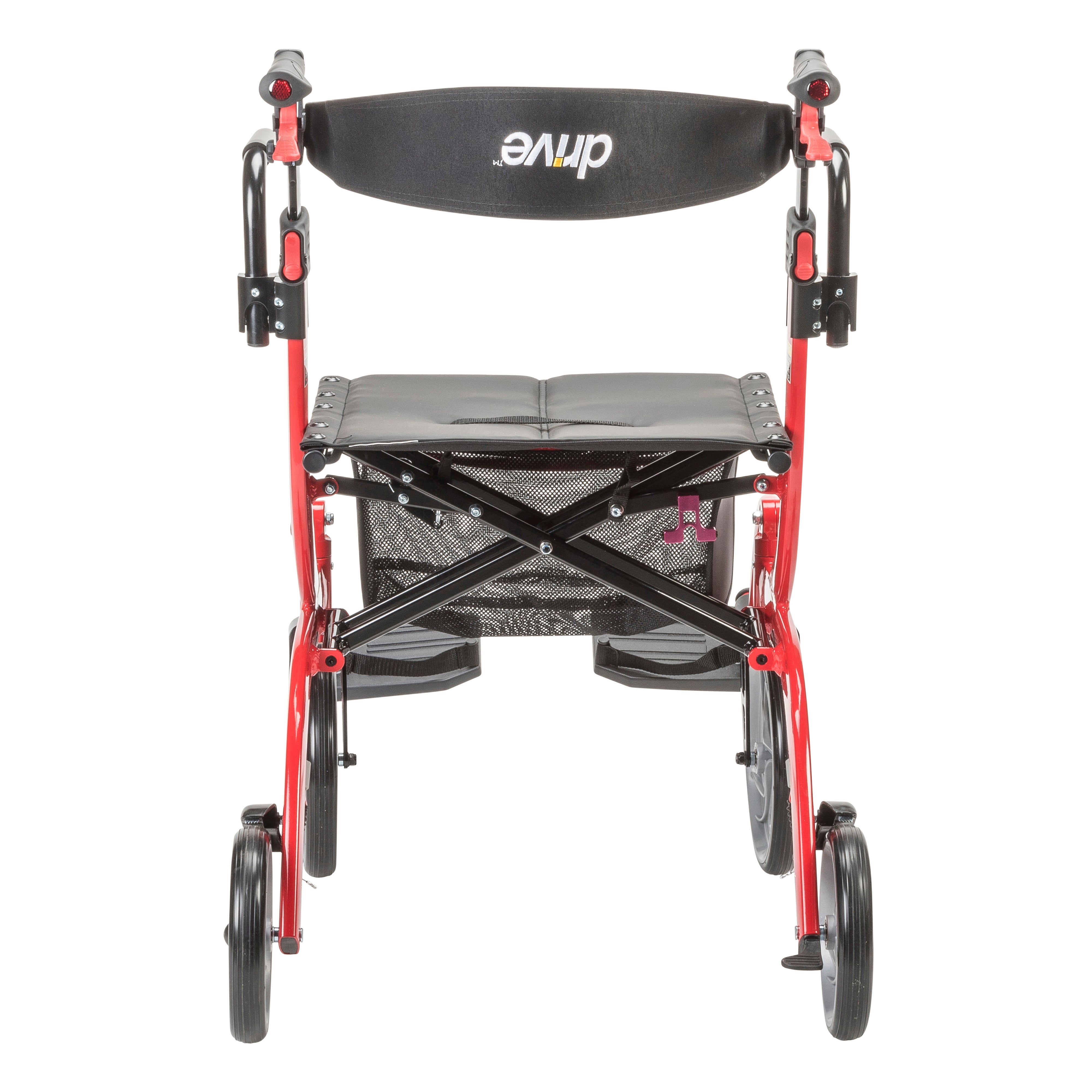 Nitro Duet Dual Function Transport Wheelchair and Rollator Rolling Walker