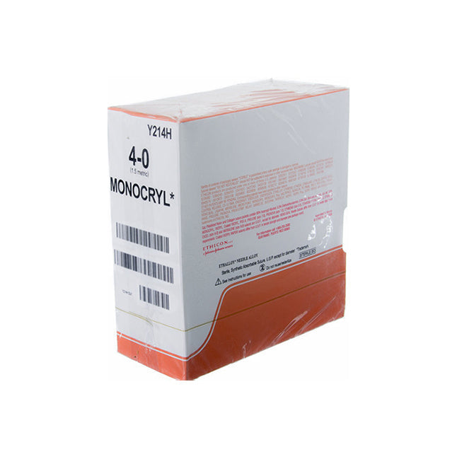 SUTURE PLASTIC PS-2 SZ4 27IN MONOCRYL UNDYED MONO 36EA/BX