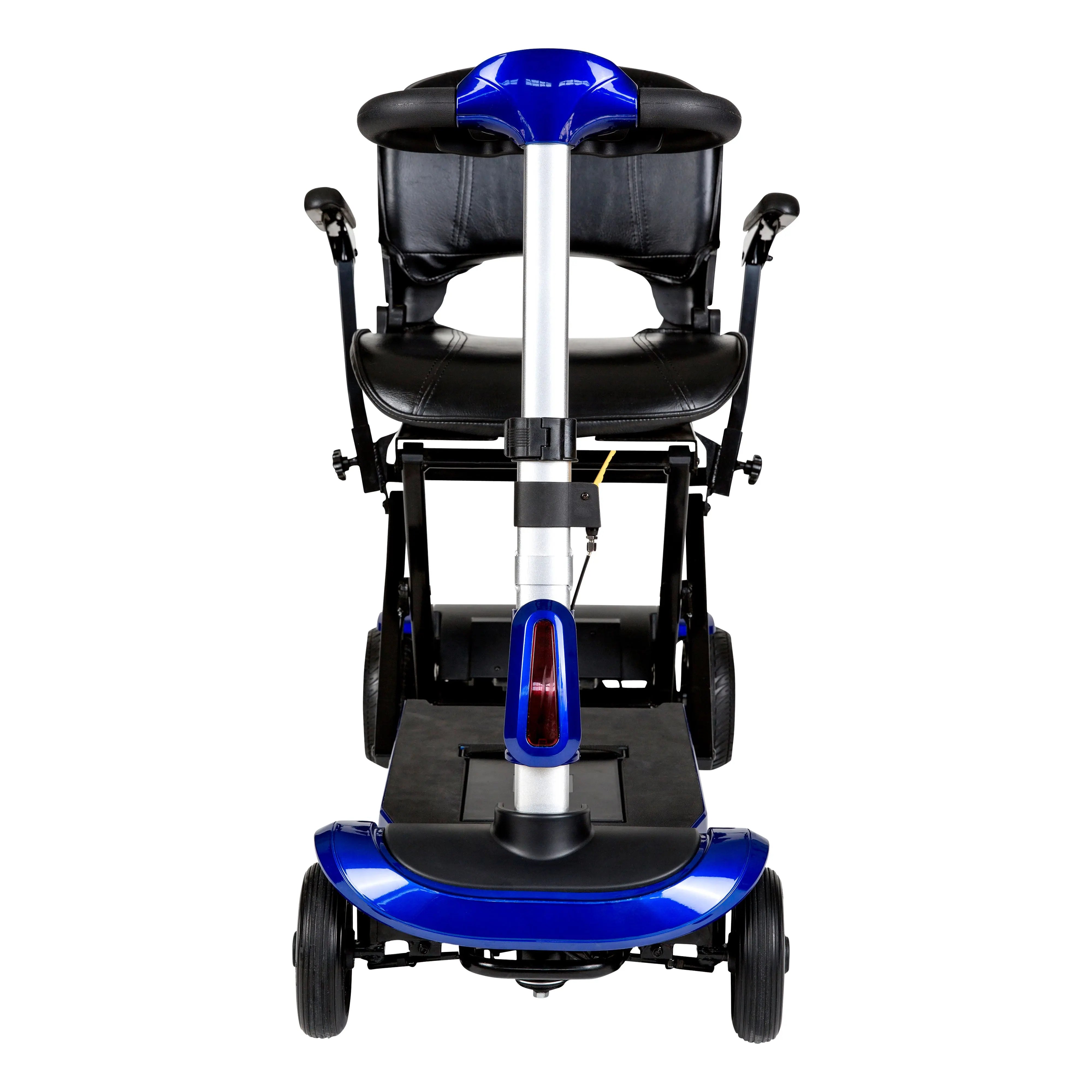 ZooMe Auto-Flex Folding Travel Scooter, Blue - Home Health Store Inc