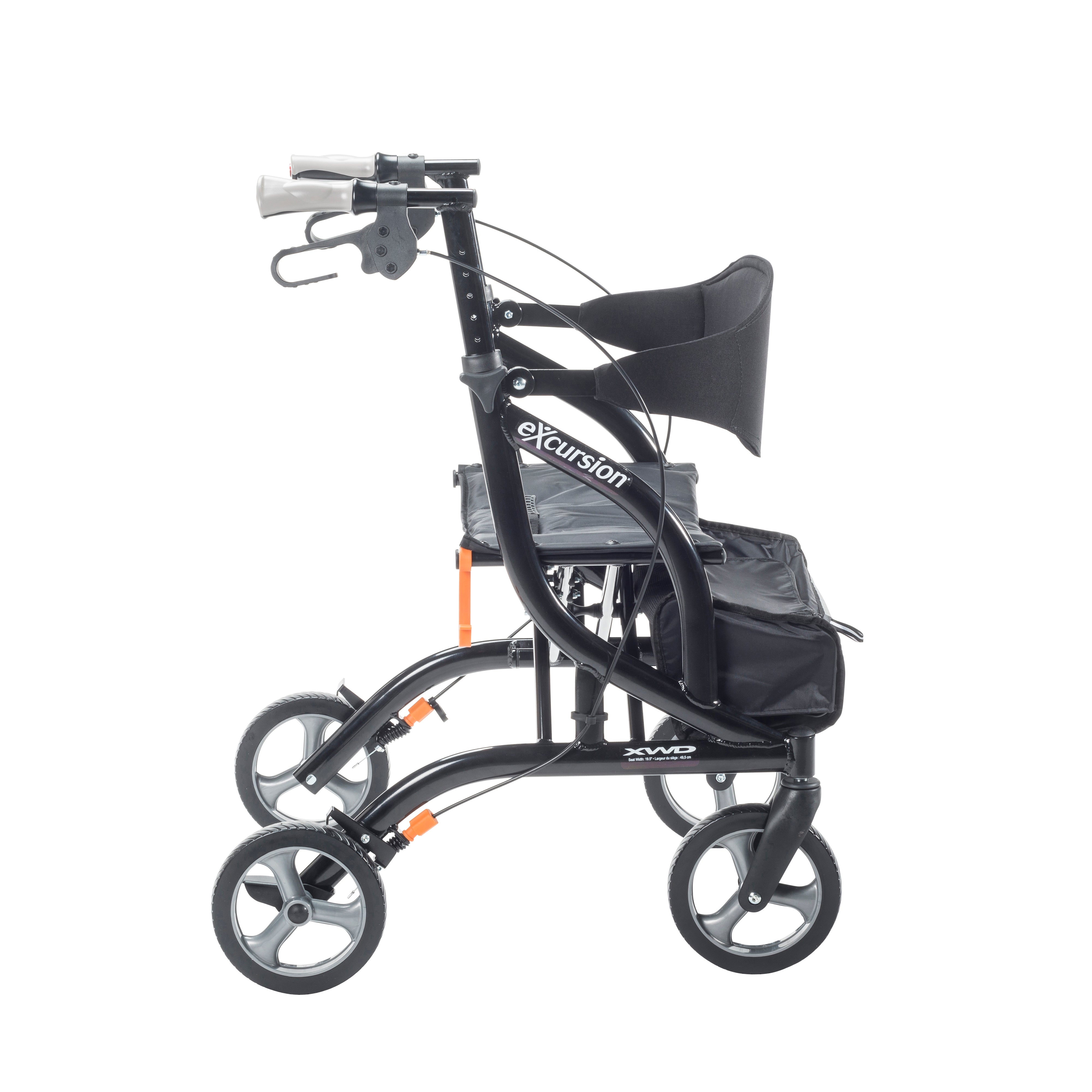 eXcursion XWD Heavy Duty Rollator Rolling Walker