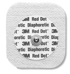 3M 2271-50 CS/20  (BG/50)  ELECTRODE ECG ADULT CLOTH DIAPHORETIC RED DOT