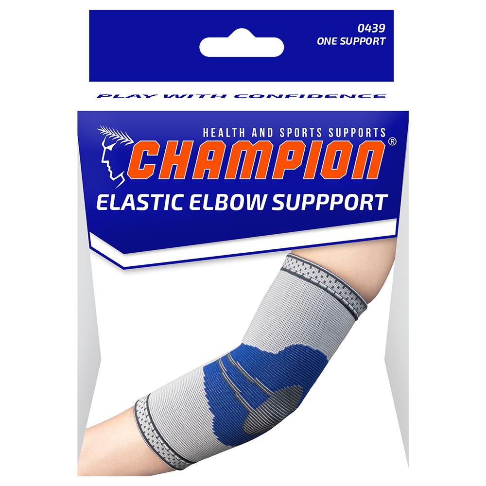 AIR 0439-L EA/1 ELASTIC ELBOW SUPPORT, LIGHT-GREY LARGE