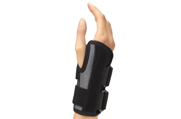 AIR 0450L-XL EA/1 CHAMPION AIRMESH WRIST SPLINT MAXIMUM SUPPORT LEFT-HAND XL (8 1/2 - 10") REMOVABLE METAL SPLINT LINED W/ LYCRA ONE-HAND CLOSE