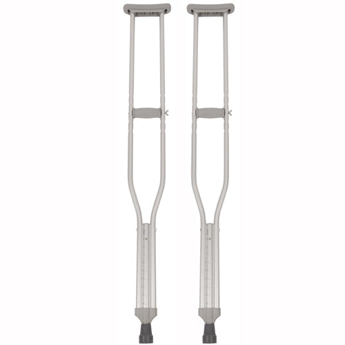 AIR 5092S PR/1 PUSH -BUTTON CRUTCHES ,INCLUDING TIPS HANDGRIP ,UNDERARM PADS-ADULT 5'2"-5'10"
