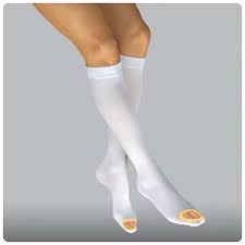 BSN 111403 (CS12) PR/1 JOBST ANTI-EMBOLISM STOCKINGS, KNEE HIGH, SM, LONG, WHITE