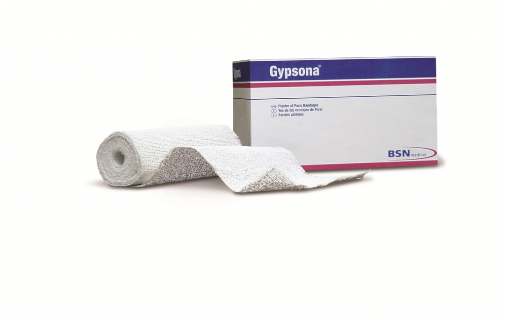 BSN 4010 (CS6) BX/12 GYPSONA PLASTER OF PARIS BANDAGE 7.5CM X 2.7M, FAST SETTING (4 MINUTES)