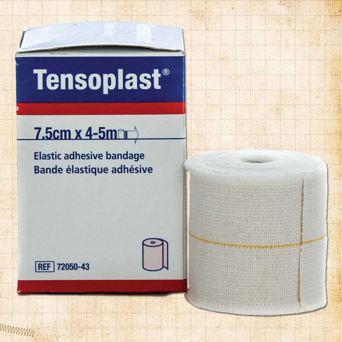 BSN 7205016 (CS/24) EA/1 TENSOPLAST ELASTIC ADHESIVE BANDAGE, SIZE 7.5CM X 4.5M