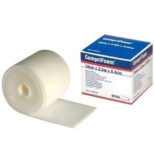 BSN 7529400 BX/1 COMPRIFOAM POLYURETHANE BANDAGE 10CM X 2.5M X 0.4CM