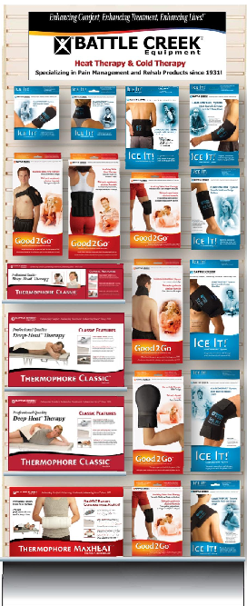 BTL 960 KIT/1 THERMOPHORE, GOOD2GO & ICE IT COLDCOMFORT SYSTEMS HOT/COLD THERAPY PLANOGRAM (3 BOXES PER KIT)