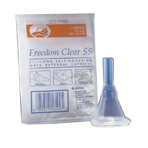 COL 505311 BX/100 5110 FREEDOM CLEAR SS SPORT SHEATH SILICONE SELF-ADHERING MALE EXTERNAL CATHETER, SIZE SMALL (23MM)