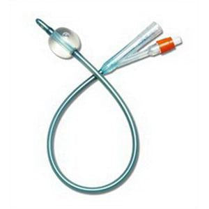 DYND 141014 BX/10  SILVERTOUCH 2-WAY SILVER HYDROPHILLIC COATED 100% SILICONE FOLEY CATHETER, 14FR, 10ml STERILE