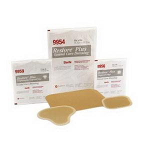 HOL 519953 BX/5 RESTORE HYDROCOLLOID DRESSING 4" X 4" WITHOUT TAPERED