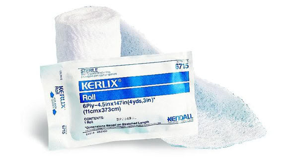KND 1892 (CS/100)EA/1 KERLIX ROLL. NON-STERILE. 4 1/2" X 4.1YDS