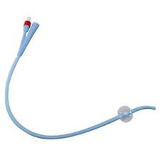 KND 20516C BX/10 DOVER 100% SILICONE 2-WAY FOLEY CATHETER, COUDE, 16FR 5CC