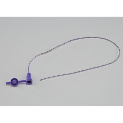 KND 461042 BX/10 KANGAROO PURPLE POLYURETHANE PEDIATRIC FEEDING TUBES WITH SAFE ENTERAL CONNECTIONS, 10FR, 42IN