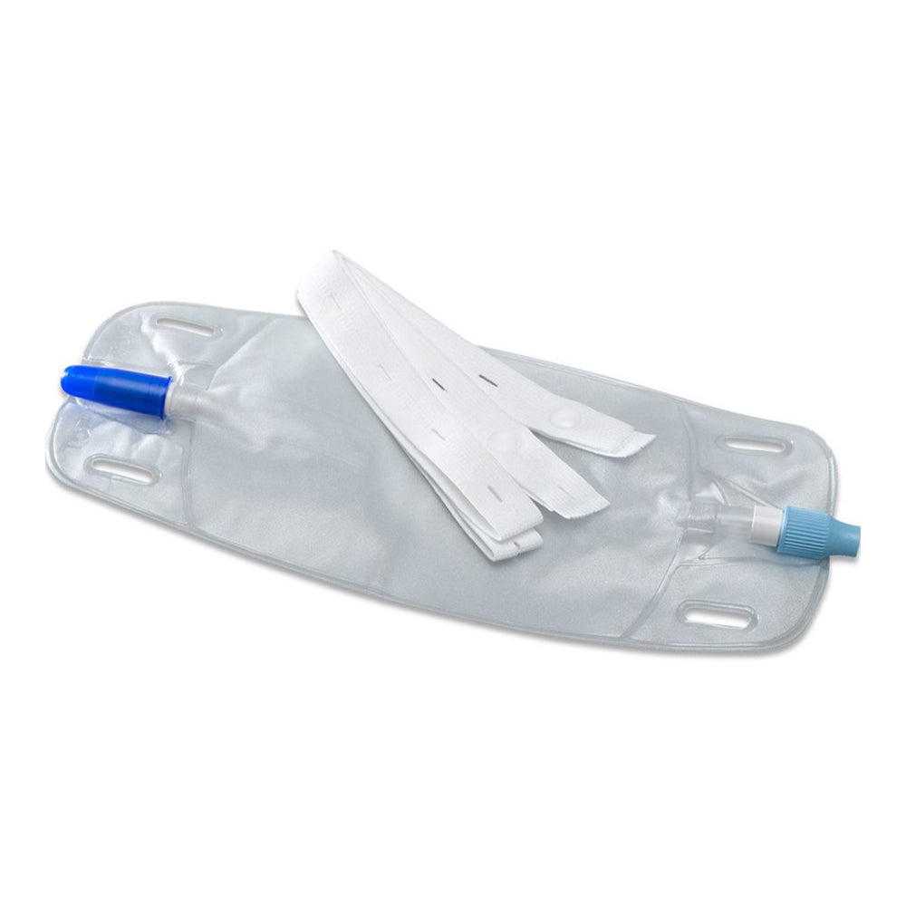 KND 8887601139 (CS20) EA/1 DOVER LEG BAG W/STERILE FLUID PATH, 25OZ (739ML) ANTI REFLUX, W/LEG STRAPS