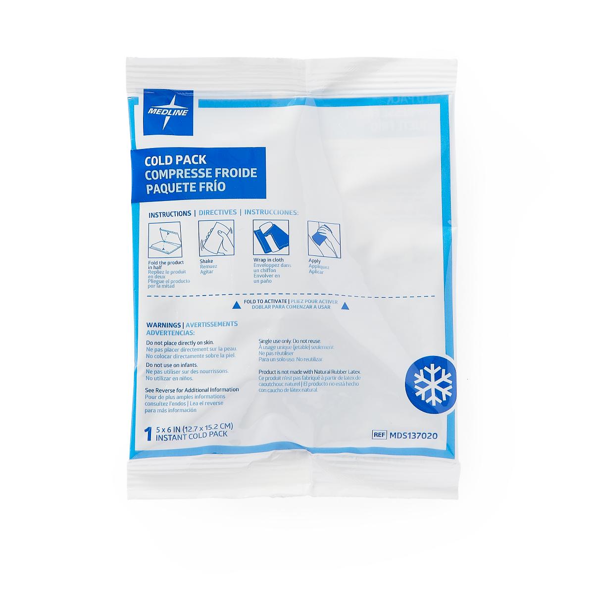 MDL MDS137020 CS/50  COLD PACK INSTANT (4.75" X 6.25")