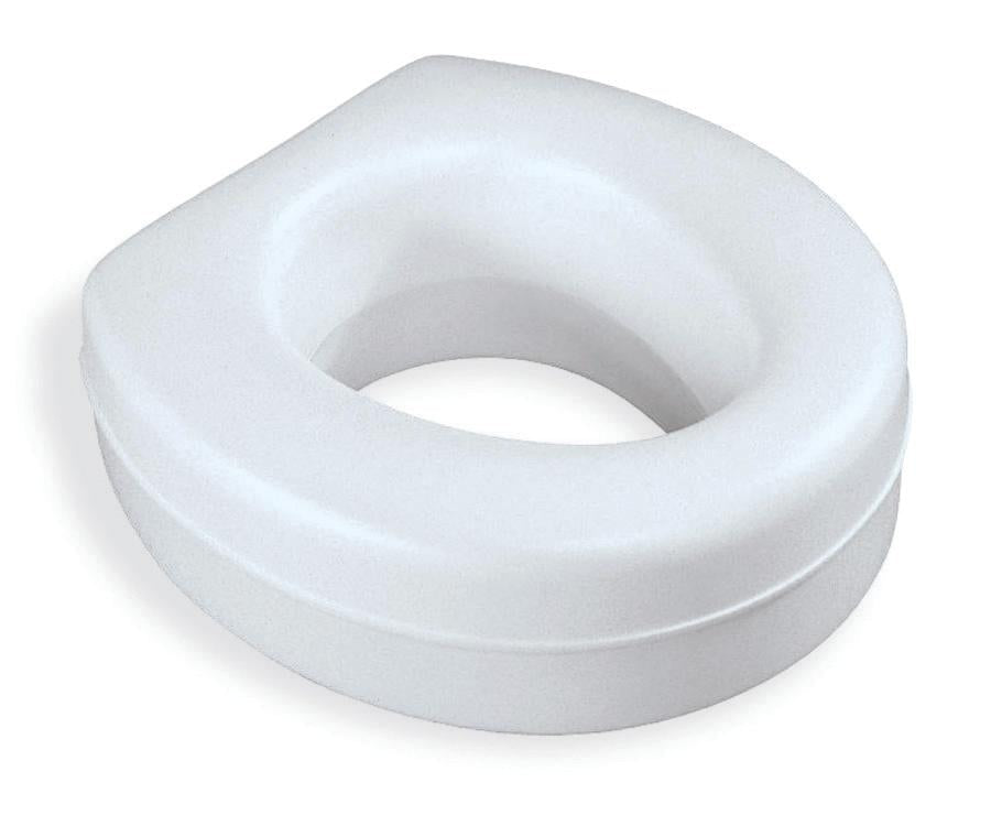 MDL MDS80318RW CS/3  MEDLINE CONTOURED RAISED TOILET SEAT, ELEVATED 4.5IN, WEIGHT CAP 300LBS
