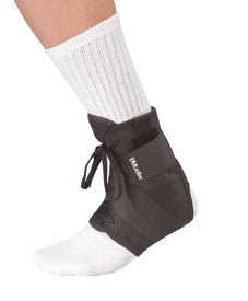 MSM 41773 EA/1 MUELLER SOFT ANKLE BRACE WITH STRAPS BLACK LARGE