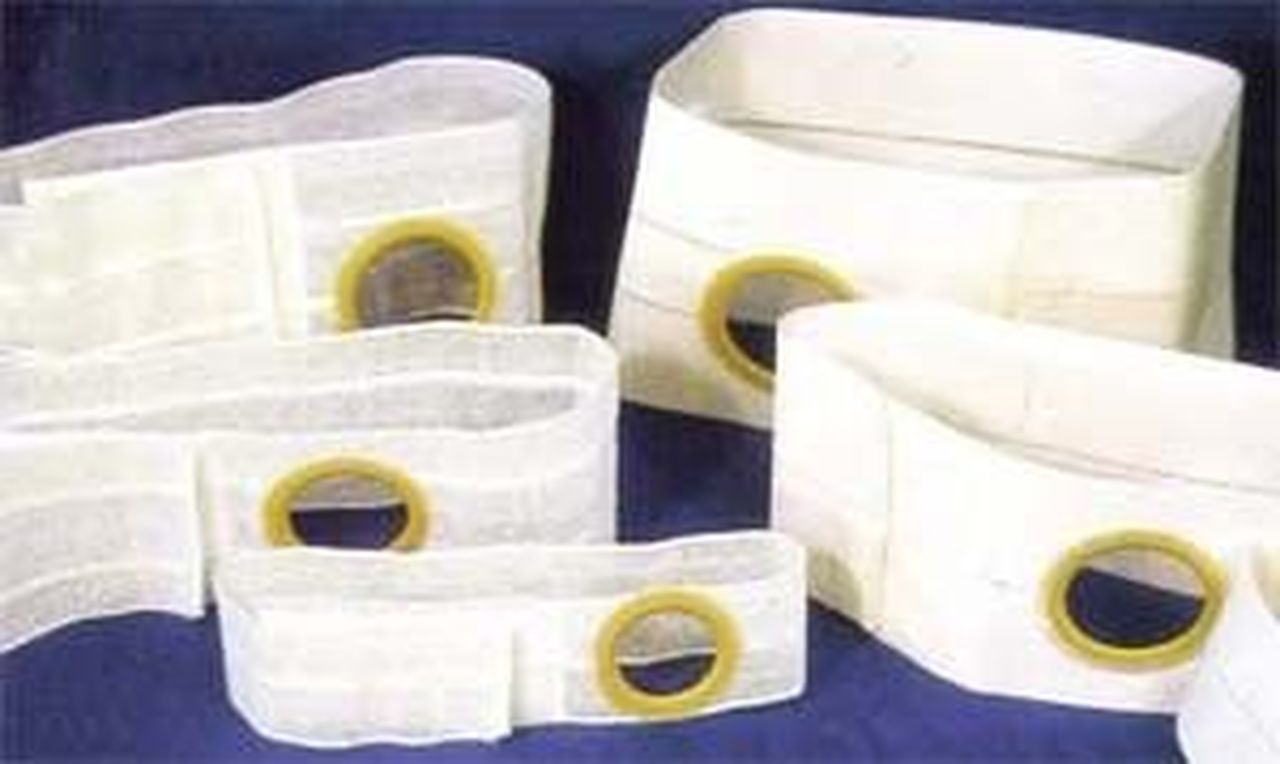 NUH BG2761-B EA/1 FLAT PANEL REGULAR ELASTIC 5" SUPPORT BELT MD (32-36") 3" CENTERED OPENING BEIGE (NON-RETURNABLE)