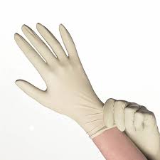 PM 67008 (CS10) BOX/150 PRIMATOUCH BEIGE STRETCH VINYL GLOVES, SIZE LARGE