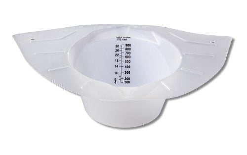 SM 6001 CS/100  PLASTIC SPECIMEN CONTAINER, 800CC WHITE, W/O COVER (MEXICAN HAT)