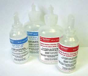 TRU T168000 CS/25 SALINE SODIUM CHLORIDE 0.9%, WITH DUAL FLOW CAP 100 ML SQUEEZE BOTTLE STERILE