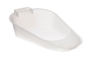 VOL 00081 EA/1 BEDPAN FRACTURE / URINAL, PLASTIC, 12 1/2IN X 9 1/4IN