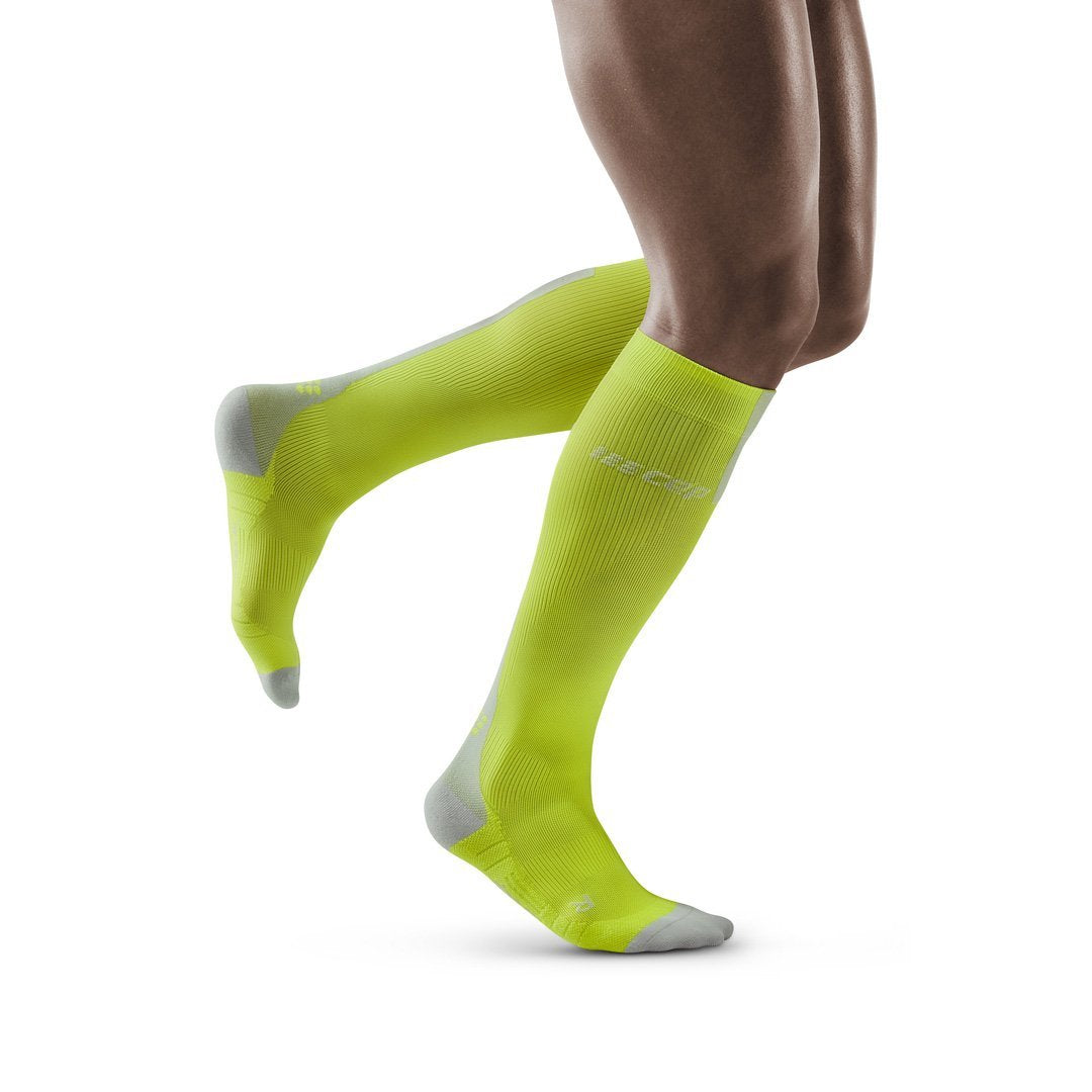 Buy CEP Reflective Compression Womens's Calf Sleeves (Neon Yellow